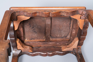 A Chinese rectangular hardwood stand, 19th C.