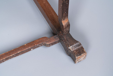 A Chinese rectangular hardwood stand, 19th C.