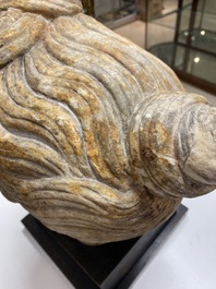 A Roman marble head of a satyr, 2nd/3rd C.