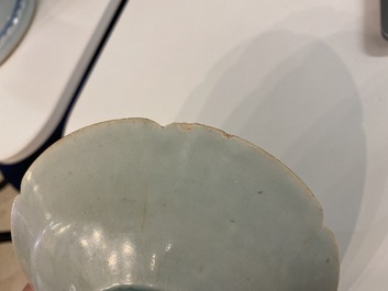 Four Chinese qingbai and dingyao plates, Song or later