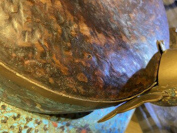 Un grand br&ucirc;le-parfum tripod en &eacute;maux cloisonn&eacute;s, Chine, 19&egrave;me