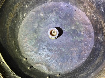 Un grand br&ucirc;le-parfum tripod en &eacute;maux cloisonn&eacute;s, Chine, 19&egrave;me