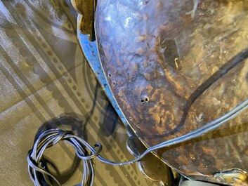 Un grand br&ucirc;le-parfum tripod en &eacute;maux cloisonn&eacute;s, Chine, 19&egrave;me