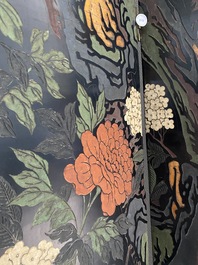 A Chinese eight-panel coromandel lacquer screen, 18/19th C.