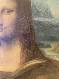 Ecole italienne, d'apr&egrave;s L&eacute;onard de Vinci: 'Mona Lisa', huile sur toile, dat&eacute;e 1839