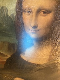 Italiaanse school, naar Leonardo da Vinci: 'Mona Lisa', olie op doek, gedateerd 1839