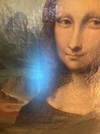 Italiaanse school, naar Leonardo da Vinci: 'Mona Lisa', olie op doek, gedateerd 1839