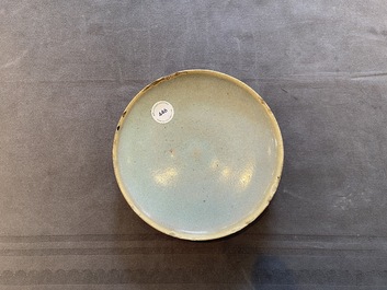 Une coupe en gr&egrave;s porcelaineux de type junyao, Chine, Song