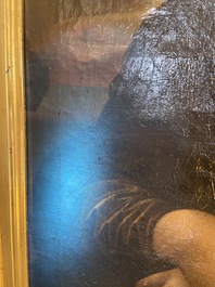 Ecole italienne, d'apr&egrave;s L&eacute;onard de Vinci: 'Mona Lisa', huile sur toile, dat&eacute;e 1839