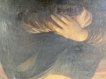 Italian school, after Leonardo da Vinci: 'Mona Lisa', oil on canvas, dated 1839