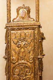 An Italian polychrome wooden lectern, 17th C.