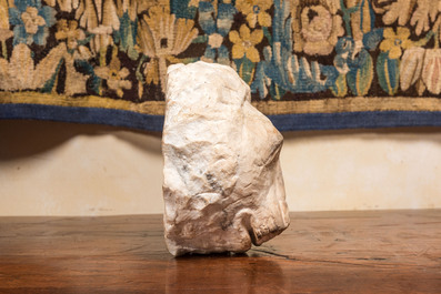 A marble head of a monkey, Italy, 16th C.