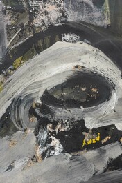 Philippe Vandenberg (1952-2009): untitled, mixed media on paper, dated 1984
