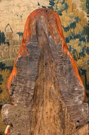 Een grote Vlaamse gepolychromeerde eikenhouten pi&euml;ta, wellicht Brabant, 15e eeuw