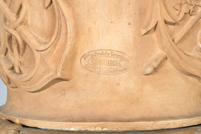 Un important vasque de type 'Medici', marqu&eacute; Douarche, Castelnaudary, France, 20&egrave;me