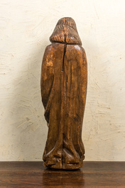 Grand Saint Jean de Calvaire en oyer sculpt&eacute;, fin du 15&egrave;me