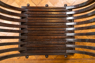 Chaise pliable de type 'dantesca' en bois, Italie, 17/18&egrave;me