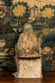 Vierge de Piti&eacute; en bois sculpt&eacute; et polychrom&eacute;, vers 1500