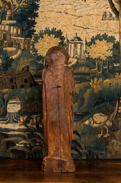 Een polychrome houten Sint-Anna-ten-drie&euml;n, Zuid-Duitsland, begin 16e eeuw