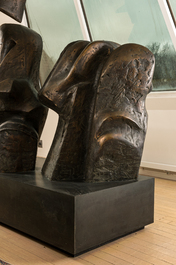 Stefaan Depuydt (1937): A large bronze group, dated 1987