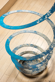 Jocelyne Coster (1955): 'Astrolabium', installation en techniques mixtes, 1999
