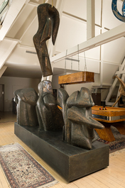 Stefaan Depuydt (1937): A large bronze group, dated 1987