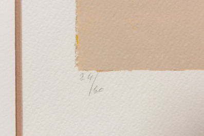 Raoul De Keyser (1930-2012): 'Element', s&eacute;rigraphie rehauss&eacute;e, ed. 24/60, dat&eacute; 2007