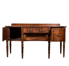 An English mahogany sideboard, 19th C.