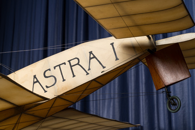 A large scale model or prototype of a pioneer period Astra aircraft, 1st half 20th C.