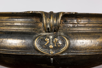 A large Indian bronze censer, 19th C.