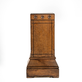 A pair of English wooden 'Arts and crafts' stands, 2nd half 19th C.