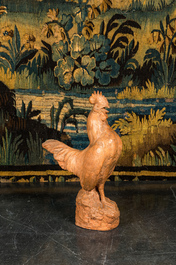 Jules Jourdain (1873-1957): Terracotta model van een haan