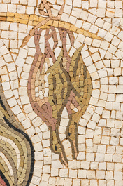 A presumably Sicilian mosaic depicting a Roman lady, 20th C.