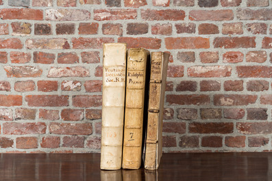 Drie diverse publicaties gedrukt in Itali&euml;, 17/18e eeuw