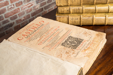 Four volumes of the complete works of D. Joannis del Castillo Sotomayor, &lsquo;Quotidianarum controversiarum juris&rsquo; and &lsquo;Tractatus posthumus&rsquo;, Lyon, 1667