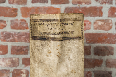 Burkhardt Gotthelf Struve, 'Corpus historiae germanicae...', Jena, 1730