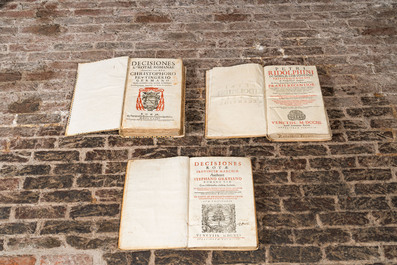 Drie diverse publicaties gedrukt in Itali&euml;, 17/18e eeuw