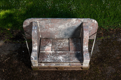 An Italian marble console table, 20th C.