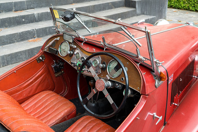 Een 1948 MG TC Roadster