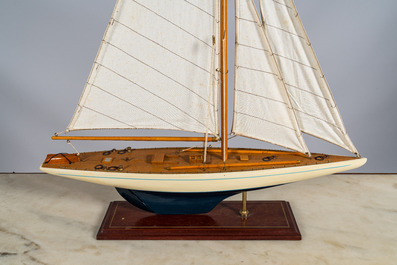 Twee maquettes van een boot, 20e eeuw