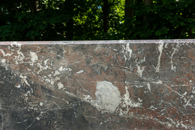 An Italian marble console table, 20th C.