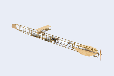 Maquette ou prototype d'avion de la p&eacute;riode pionni&egrave;re de l'aviation, 1&egrave;re moiti&eacute; du 20&egrave;me