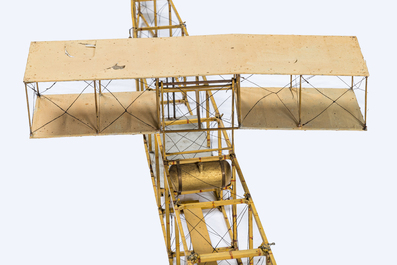 A large scale model or prototype of a pioneer period aircraft, 1st half 20th C.