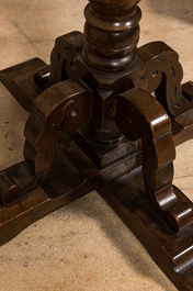 A large American terrestrial library globe with walnut stand, Williams-Pridham/ W &amp; A.K. Johnston Ltd., early 20th C.