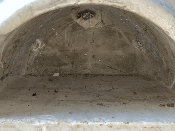 A marble wall basin, probably France, 17/18th C.