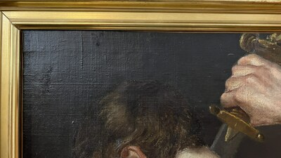 Italian School: Academic study, oil on canvas, 19th C.