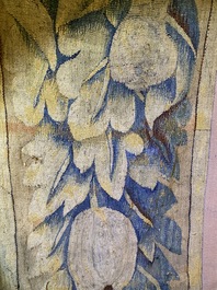 Tapisserie flamande figurant une sc&egrave;ne de fauconnerie, 17&egrave;me