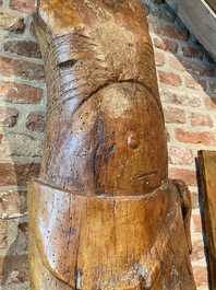 Een grote lindenhouten Corpus Christi, Duitsland, midden 14e eeuw