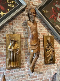 Grand Christ en tilleul sculpt&eacute;, Allemagne, milieu du 14&egrave;me