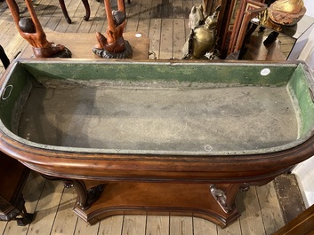 Console-jardini&egrave;re en acajou, Angleterre, 19&egrave;me